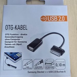 USB OTG kabel, adaptér pro Samsung s 30pólovým konektorem