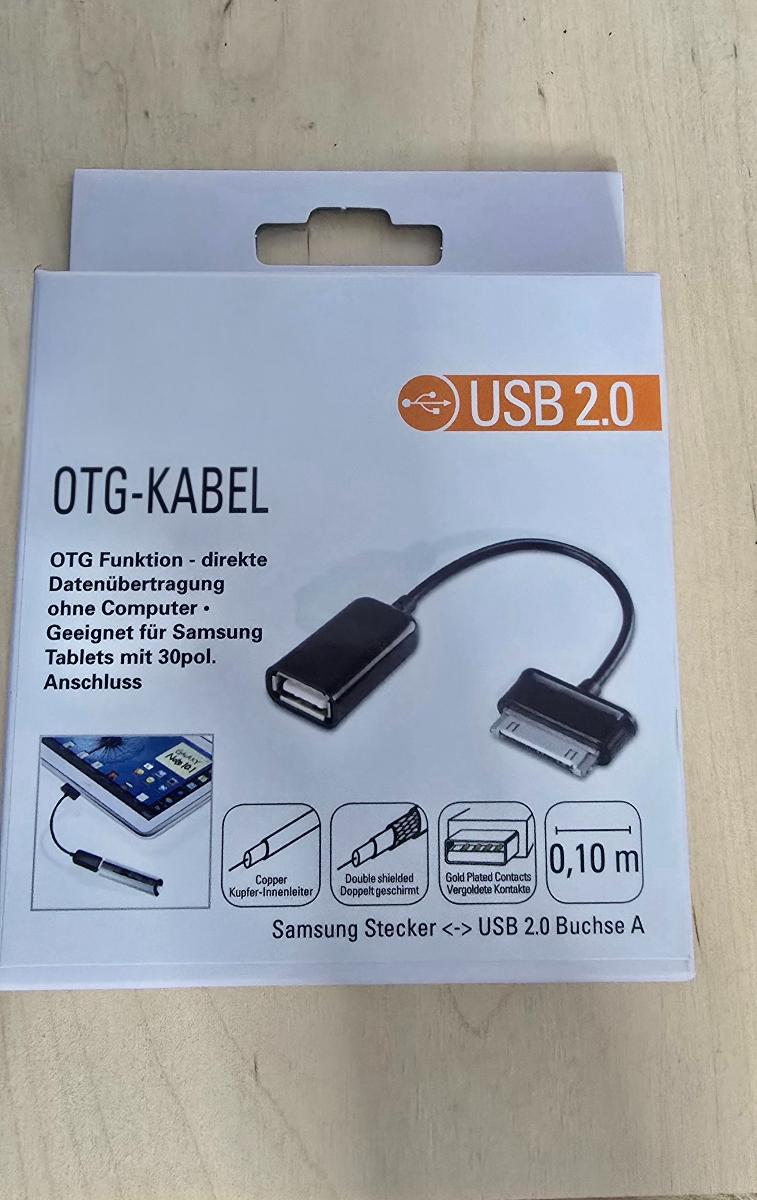 USB OTG kabel, adaptér pro Samsung s 30pólovým konektorem